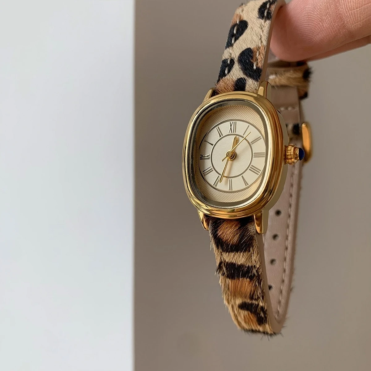 Леопардовый принт, квадратная ниша, атмосферный тренд, индивидуальные модные кварцевые часы с поясом
Леопардовый принт, квадратная ниша, атмосферный тренд, индивидуальные модные кварцевые часы с поясом