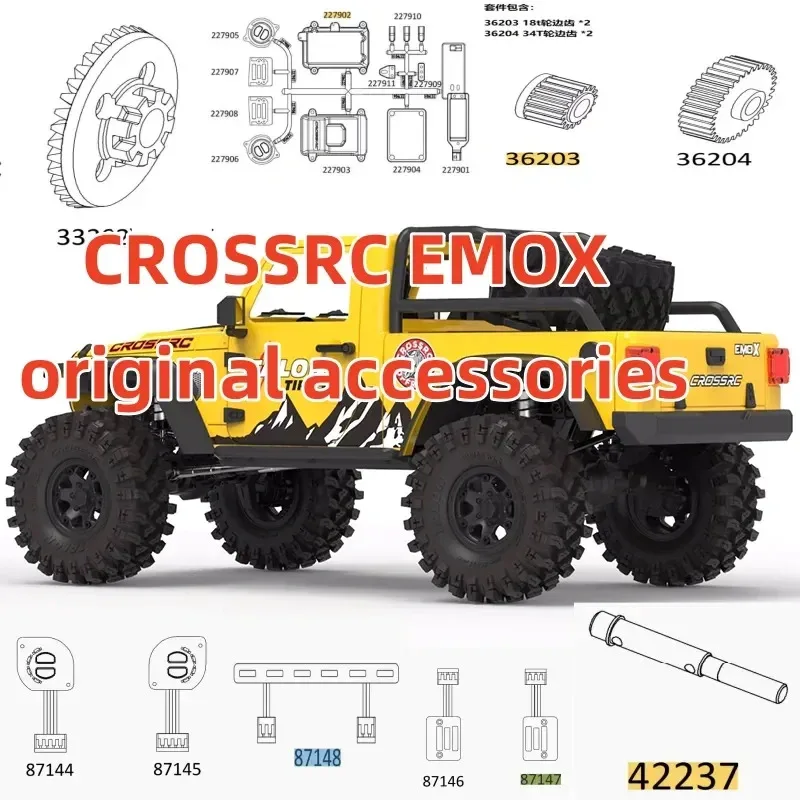 Crossrc Emox Original Factory Complete Set Of Accessories Car Shell Gearbox Lamp Cup Umbrella Teeth Etc
Crossrc Emox Original Factory Complete Set Of Accessories Car Shell Gearbox Lamp Cup Umbrella Teeth Etc