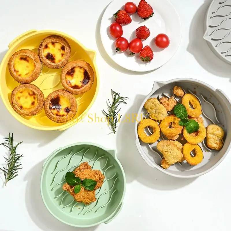 L8RE 2 Count Silicone Nonstick Air Fryers Pads Silicone Baking Tray Cooking Liners Air Fryers Accessories Silicone Baskets
L8RE 2 Count Silicone Nonstick Air Fryers Pads Silicone Baking Tray Cooking Liners Air Fryers Accessories Silicone Baskets