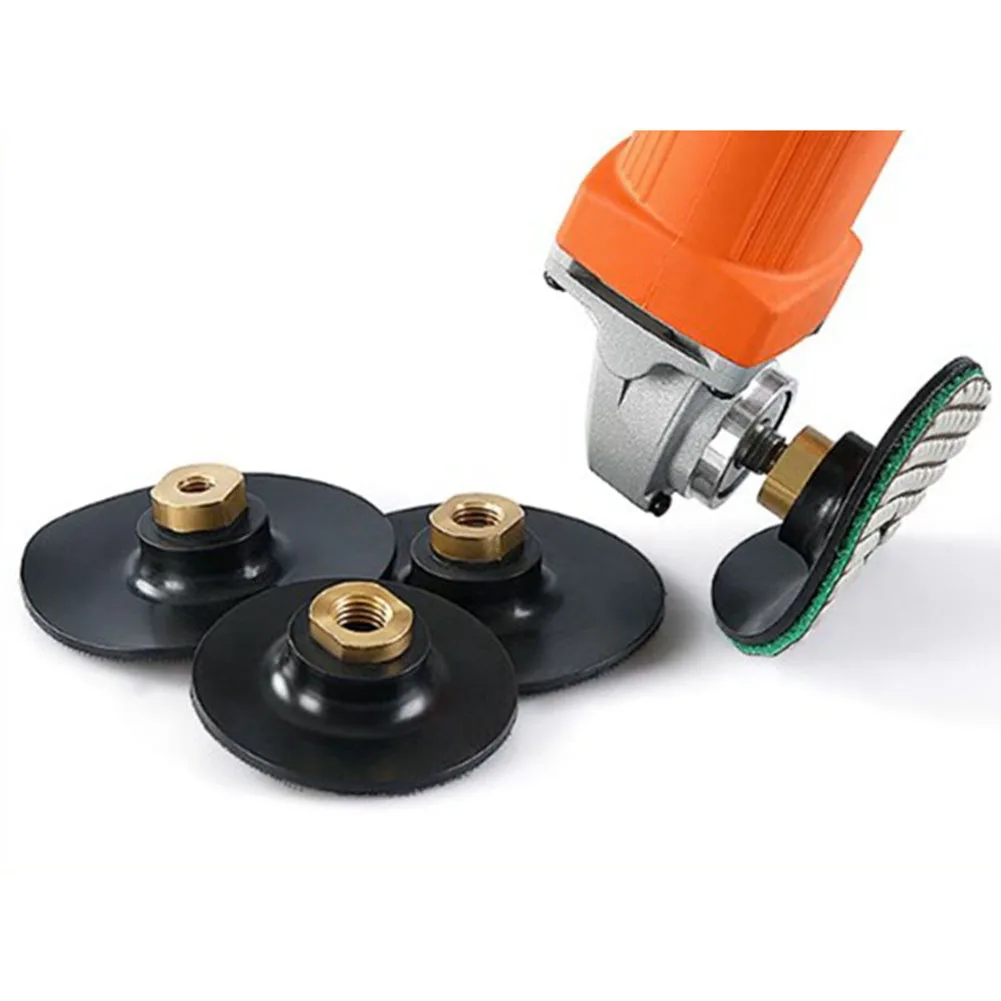 1pc 3Inch 4Inch Rubber Backing Pad M16 Thread Polishing Grinding Disc Backing Pad For Angle Grinder Polishing Disc Pad
1pc 3Inch 4Inch Rubber Backing Pad M16 Thread Polishing Grinding Disc Backing Pad For Angle Grinder Polishing Disc Pad