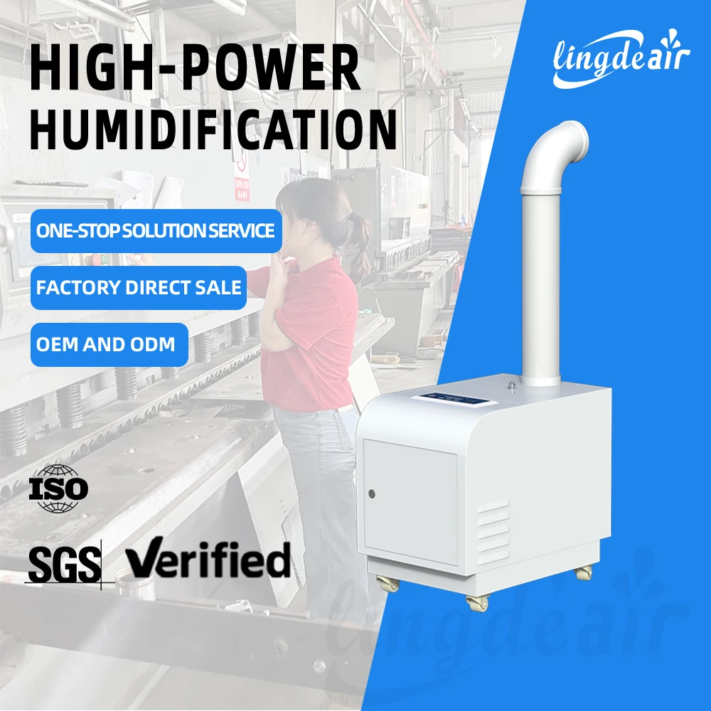 6L/H Industrial Ultrasonic Humidifier Automatic Humidity Control Cool Mist Maker For Mushroom Greenhouse Warehouse Workshop 220V
6L/H Industrial Ultrasonic Humidifier Automatic Humidity Control Cool Mist Maker For Mushroom Greenhouse Warehouse Workshop 220V