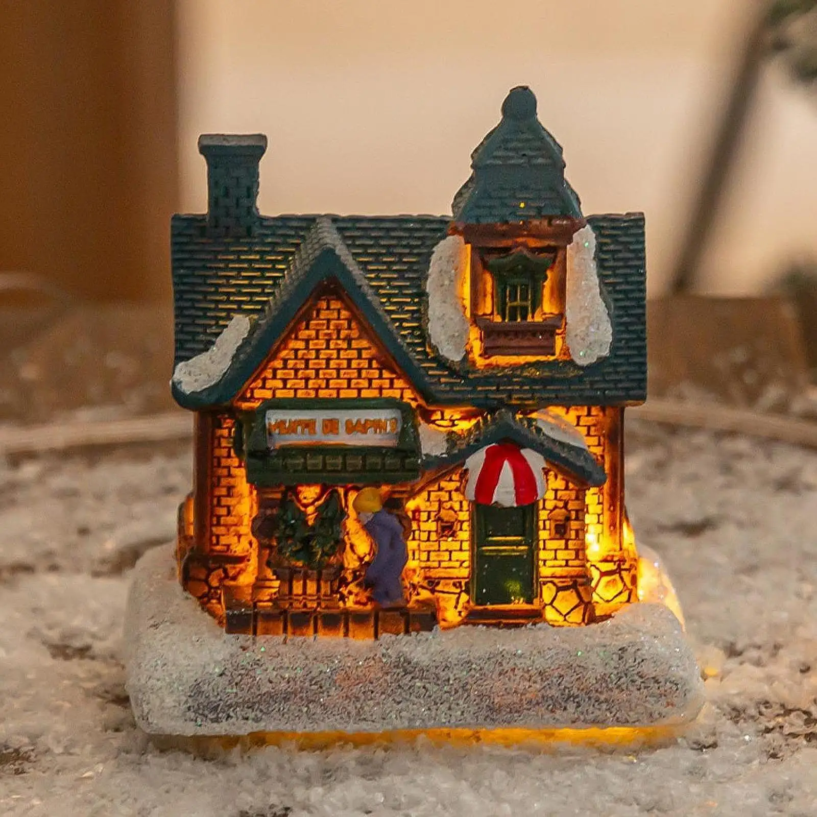 12 Pieces Christmas Snow Houses Ornament Table Centerpieces Crafts Party Table Decor Collectible Gifts Figurine Xmas Decoration 
12 Pieces Christmas Snow Houses Ornament Table Centerpieces Crafts Party Table Decor Collectible Gifts Figurine Xmas Decoration