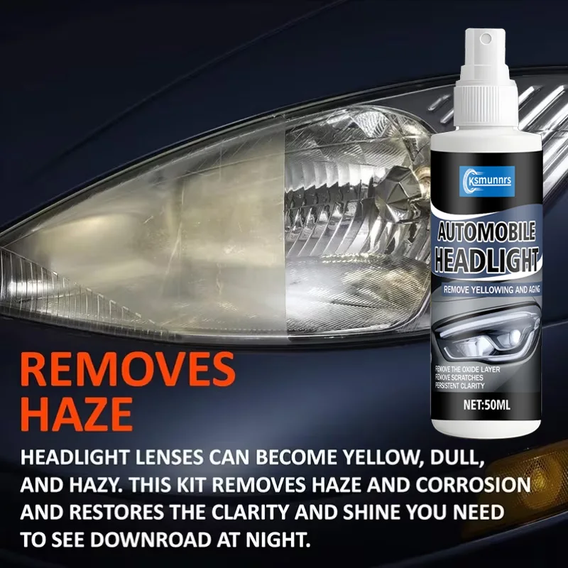Premium Ceramic Headlight Restoration Spray - Car Headlight Polish Tool for Improved Clarity Yellowing & Oxidation Removal
Premium Ceramic Headlight Restoration Spray - Car Headlight Polish Tool for Improved Clarity Yellowing & Oxidation Removal