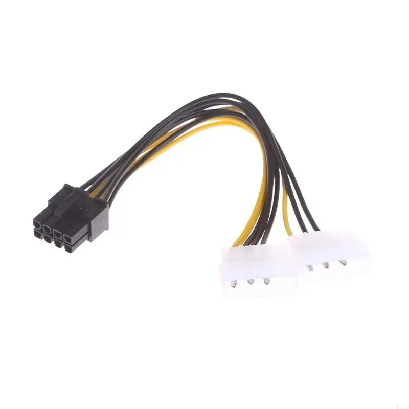 F42D 7" 2 x Molex 4 pin to 8-Pin PCI for Express Video Card ATX PSU Power Converter C
F42D 7" 2 x Molex 4 pin to 8-Pin PCI for Express Video Card ATX PSU Power Converter C