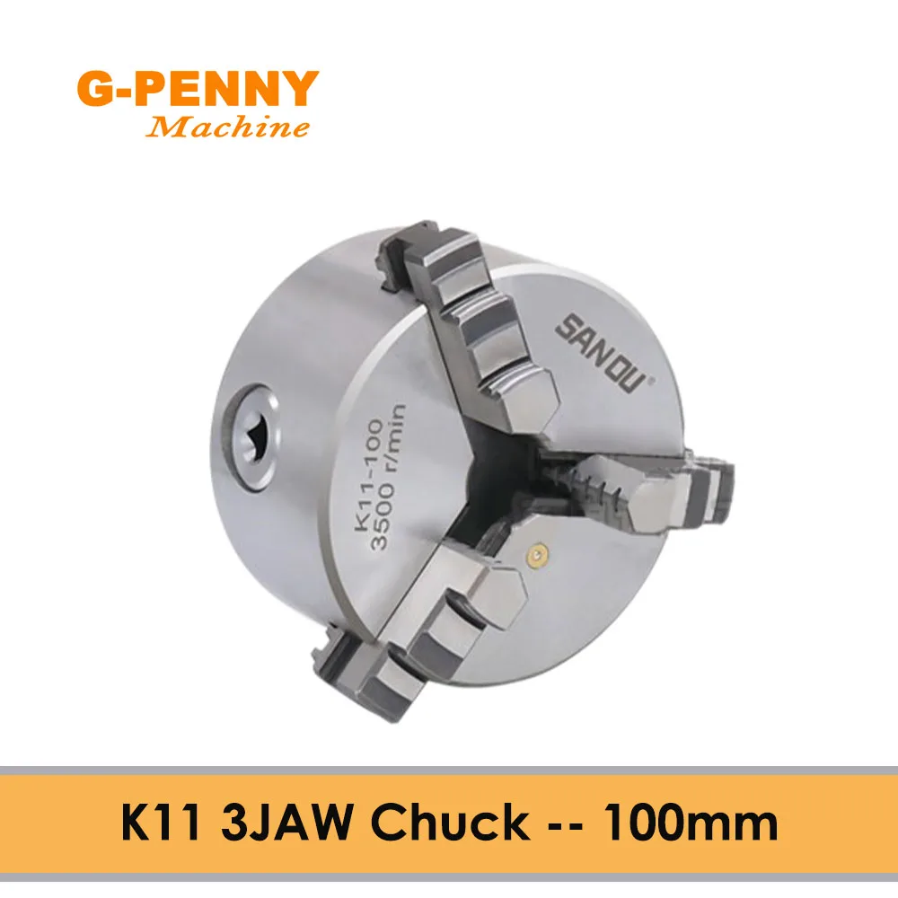 G-PENNY 3-кулачковый патрон 100 мм SANOU K11 Самоцентрирующийся ручной патрон для гравировального фрезерного станка с ЧПУ
G-PENNY 3-кулачковый патрон 100 мм SANOU K11 Самоцентрирующийся ручной патрон для гравировального фрезерного станка с ЧПУ