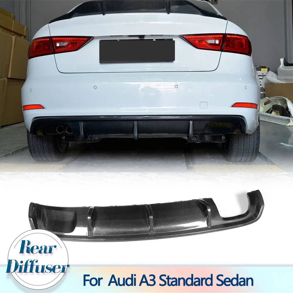 Carbon Fiber Rear Bumper Lip Diffuser Spoiler Guard for Audi A3 Standard Sedan 4 Door 8V 2014-2016 Non Sline Rear Diffuser FRP
Carbon Fiber Rear Bumper Lip Diffuser Spoiler Guard for Audi A3 Standard Sedan 4 Door 8V 2014-2016 Non Sline Rear Diffuser FRP