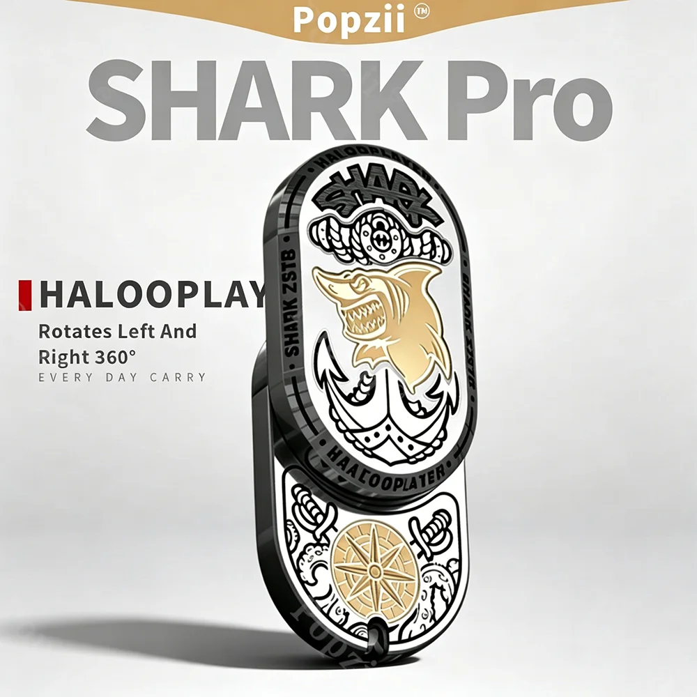HALOOPLAYER EDC SHARK Pro Mechanical Fidget Slider Stress Relief Toy Rotates Left And Right 360° Push Slider Fidget Toys Adult
HALOOPLAYER EDC SHARK Pro Mechanical Fidget Slider Stress Relief Toy Rotates Left And Right 360° Push Slider Fidget Toys Adult
