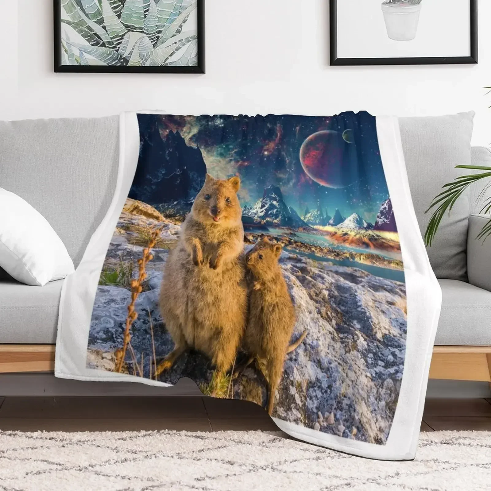 Happy Quokka Trip to Space Throw Blanket Baby for winter Plaid on the sofa Stuffeds Blankets
Happy Quokka Trip to Space Throw Blanket Baby for winter Plaid on the sofa Stuffeds Blankets