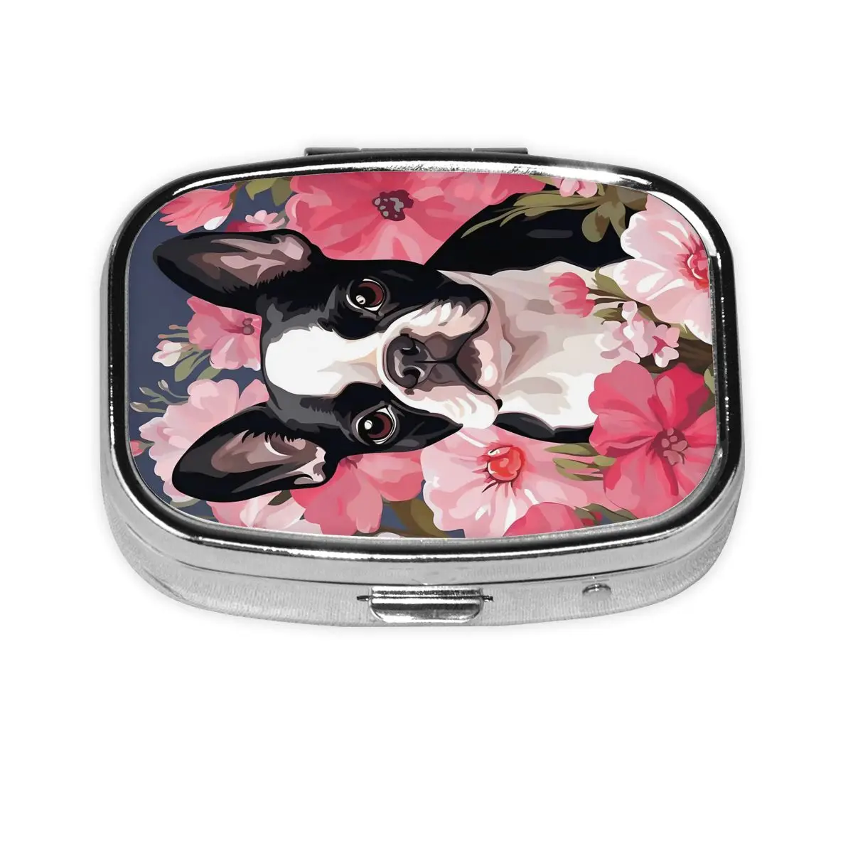 Cute French Bulldog Square Pill Box 2 Grids Pills Dispenser Funny Frenchie Pet Portable Travel Medicine Storage Box Container 
Cute French Bulldog Square Pill Box 2 Grids Pills Dispenser Funny Frenchie Pet Portable Travel Medicine Storage Box Container