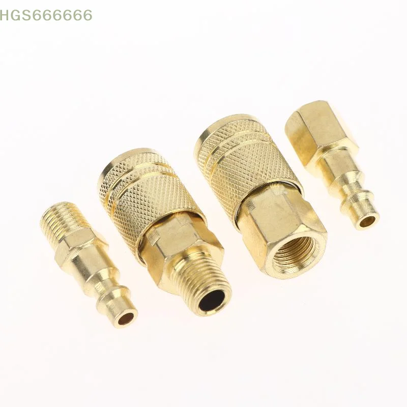 Quick Connect Plug US Type 1/4 NPT Male Air Hose Coupler Secure Grip for Pneumatic Equipment Setup
Quick Connect Plug US Type 1/4 NPT Male Air Hose Coupler Secure Grip for Pneumatic Equipment Setup