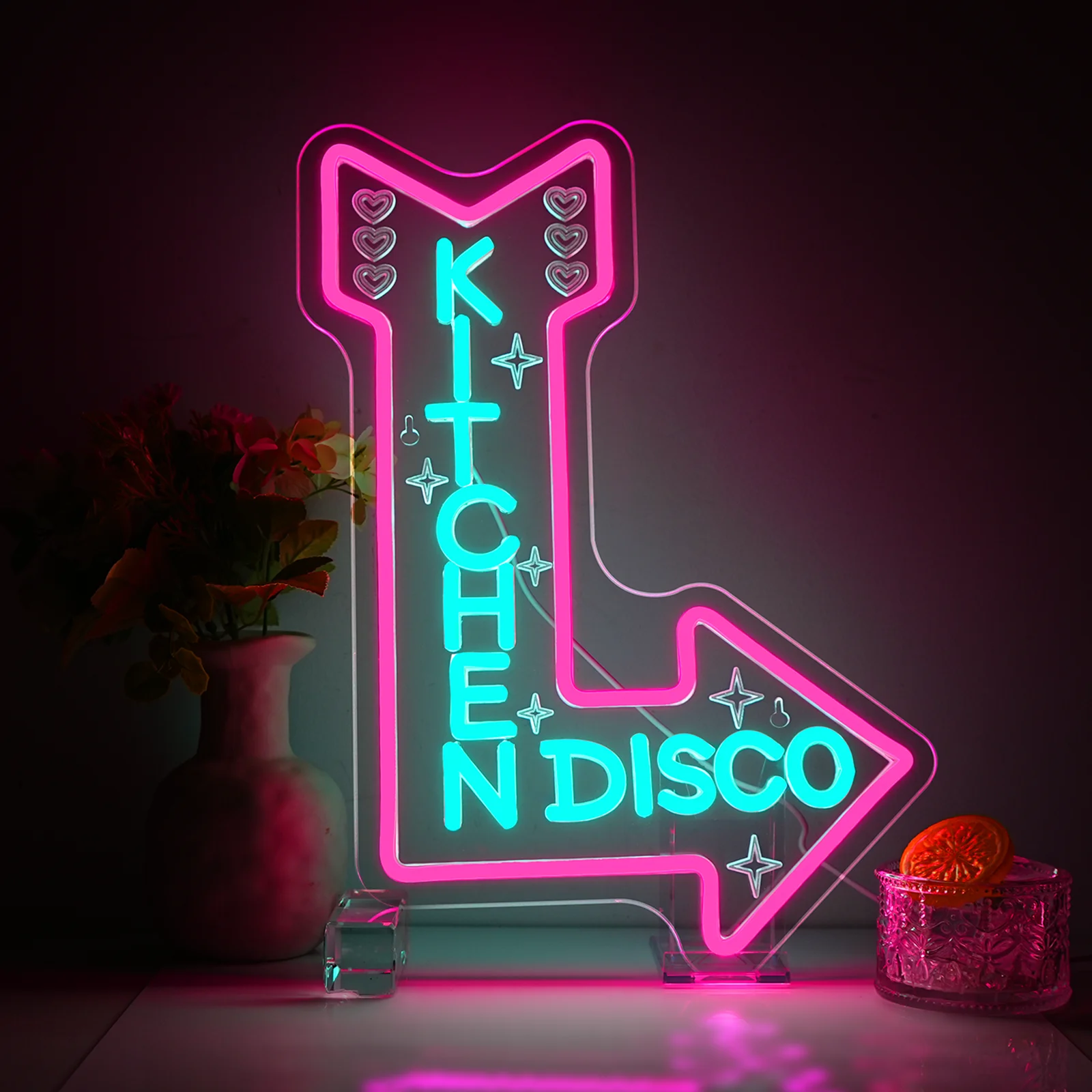 Kitchen Disco Neon Signs Custom For Wall Decor 5/12V USB Powered Dimmable Switch For Home Party Gift Office Bedroom Kitchen
Kitchen Disco Neon Signs Custom For Wall Decor 5/12V USB Powered Dimmable Switch For Home Party Gift Office Bedroom Kitchen
