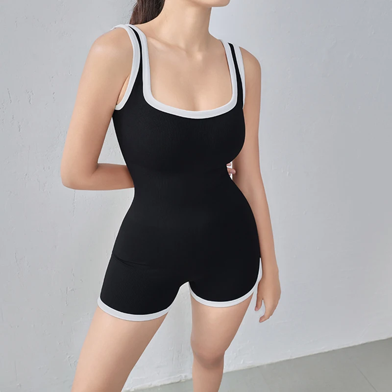 Seamless Short Sports Jumpsuit Yoga Sportswear Suit Sleeveless Gym One-piece Set Women Workout Rompers Female Fitness Bodysuits
Seamless Short Sports Jumpsuit Yoga Sportswear Suit Sleeveless Gym One-piece Set Women Workout Rompers Female Fitness Bodysuits