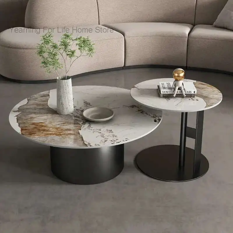 Italian Luxury Rock Slab Coffee Table Round Modern Living Room House Designer Side Table Mesa De Centro Sala Home Furniture
Italian Luxury Rock Slab Coffee Table Round Modern Living Room House Designer Side Table Mesa De Centro Sala Home Furniture