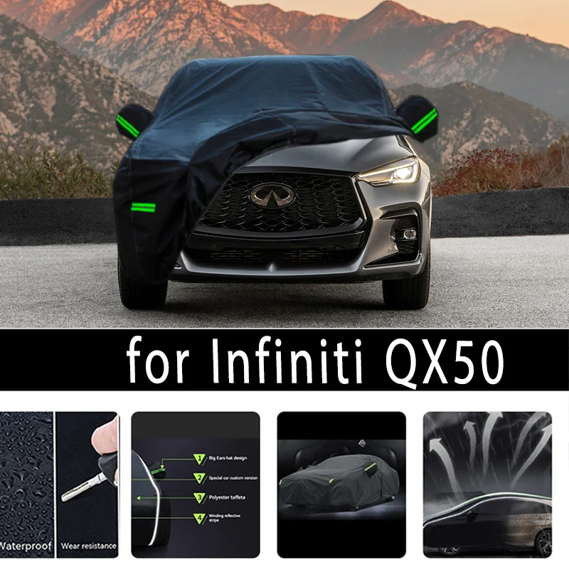 Для Infiniti QX50, наружная защита, полные автомобильные Чехлы, снежный чехол, Солнцезащитный водонепроницаемый пыленепроницаемый внешний автомобильный аксессуар
Для Infiniti QX50, наружная защита, полные автомобильные Чехлы, снежный чехол, Солнцезащитный водонепроницаемый пыленепроницаемый внешний автомобильный аксессуар