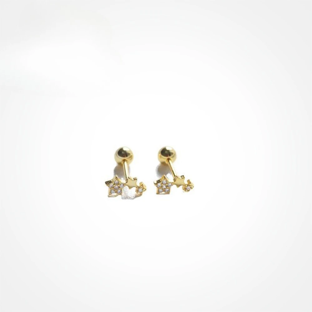 New S925 Silver Earnail Forest Series Small Fresh Micro Inlaid Zircon Stars Sweet and Versatile Earrings Wedding Jewelry
New S925 Silver Earnail Forest Series Small Fresh Micro Inlaid Zircon Stars Sweet and Versatile Earrings Wedding Jewelry