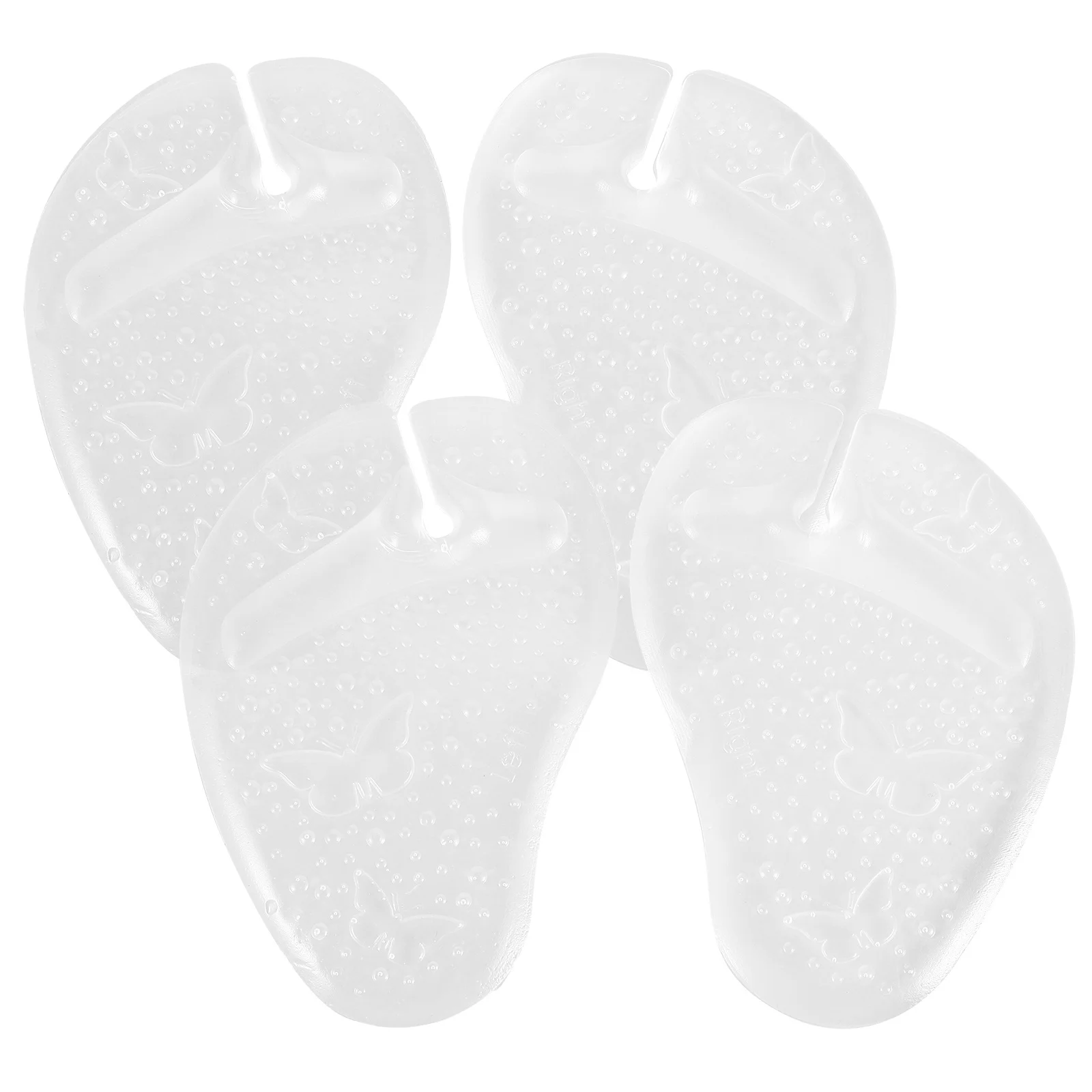 4Pcs Transparent Forefoot Gel Pads Comfortable Metatarsal Cushion Insole Anti Slip Toe Guard Protection for Thong Sandal Use
4Pcs Transparent Forefoot Gel Pads Comfortable Metatarsal Cushion Insole Anti Slip Toe Guard Protection for Thong Sandal Use