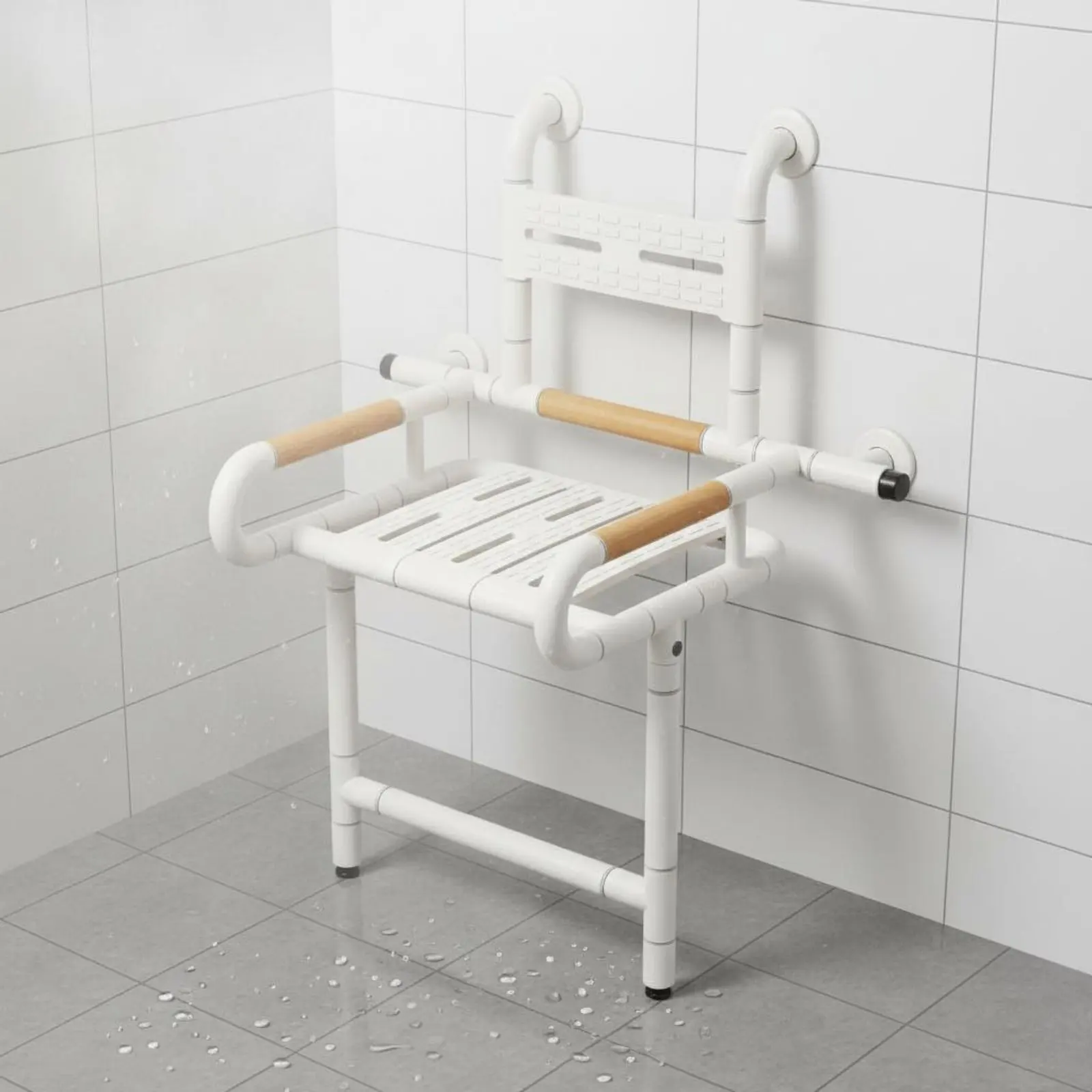 Wall Mounted Shower Chair Waterproof Folding Bath Seat Wall Mounted Shower Seat Heavy Duty Foldable Bathroom Stool for Elderly
Wall Mounted Shower Chair Waterproof Folding Bath Seat Wall Mounted Shower Seat Heavy Duty Foldable Bathroom Stool for Elderly