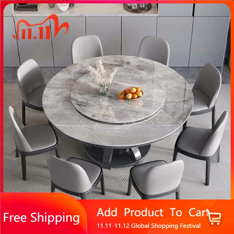 Aesthetic Round Dining Table Set Modern Designer Luxury Dining Table Living Room Nordic Luxury Tavoli Da Pranzo Trendy Furniture
Aesthetic Round Dining Table Set Modern Designer Luxury Dining Table Living Room Nordic Luxury Tavoli Da Pranzo Trendy Furniture