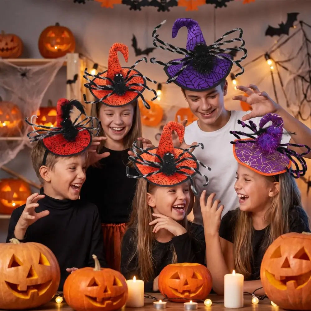 Novelty Spider Halloween Witch Hat Headband Sequin Party Decor Hat Halloween Party Hair Band Cartoon Cone Hat Hair Hoop Kids
Novelty Spider Halloween Witch Hat Headband Sequin Party Decor Hat Halloween Party Hair Band Cartoon Cone Hat Hair Hoop Kids