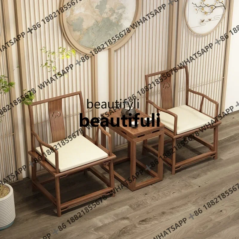 xxqNew Chinese Zen solid wood tables and chairs modern leisure armchair mortise and tenon process
xxqNew Chinese Zen solid wood tables and chairs modern leisure armchair mortise and tenon process