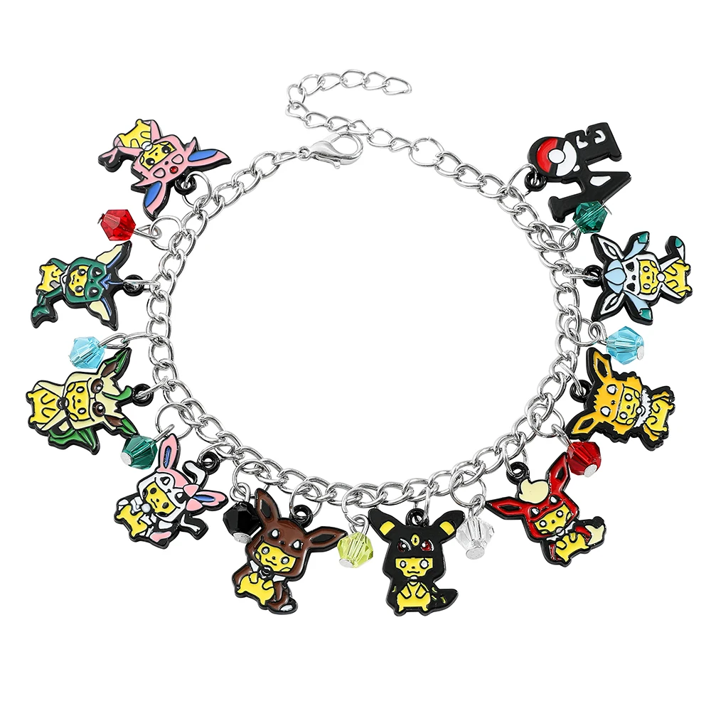 Pokemon Pikachu Pendant Bracelet Women's Multi-Element Fashion Jewelry European American Style
Pokemon Pikachu Pendant Bracelet Women's Multi-Element Fashion Jewelry European American Style