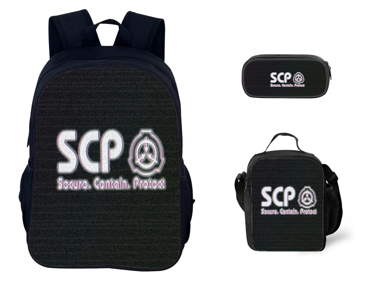 Kids Student School Backpack 3pcs Set Scp Casual Daypack Water Resistant Bookbag with Lunch Bag Pencil Case
Kids Student School Backpack 3pcs Set Scp Casual Daypack Water Resistant Bookbag with Lunch Bag Pencil Case