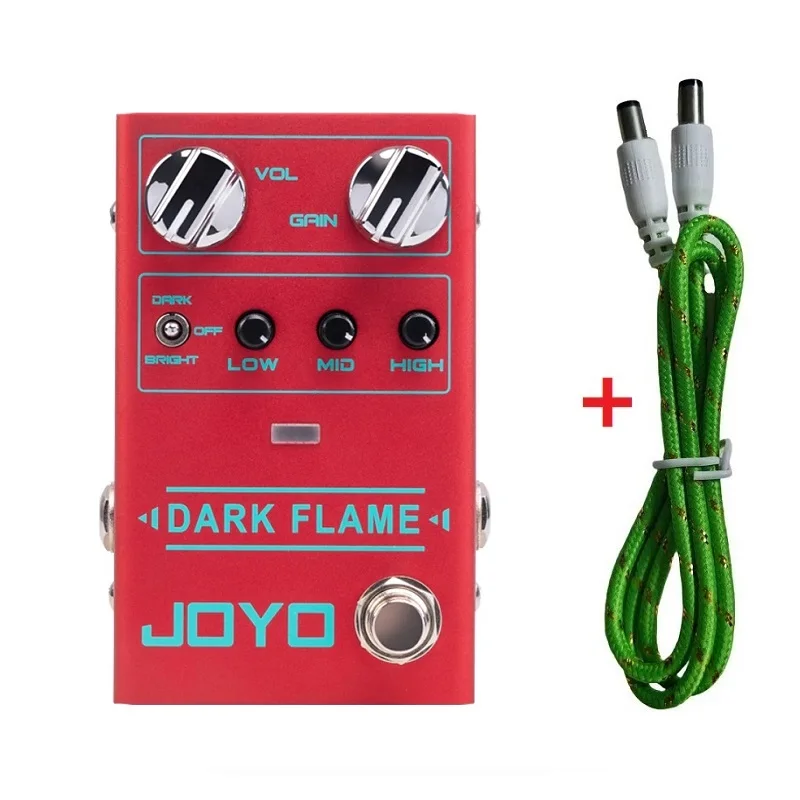JOYO R-17 Dark Flame Guitar Effect Pedal 3 Band EQ Metal Sound High Gain Distortion Effects Guitar Pedal Guitar Player Parts
JOYO R-17 Dark Flame Guitar Effect Pedal 3 Band EQ Metal Sound High Gain Distortion Effects Guitar Pedal Guitar Player Parts