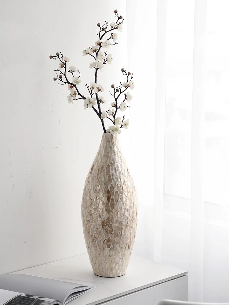 Natural Mother of Pearl Vase Wabi Sabi Shell Flower Vase Home Decor Minimalist Desktop Ornament
Natural Mother of Pearl Vase Wabi Sabi Shell Flower Vase Home Decor Minimalist Desktop Ornament