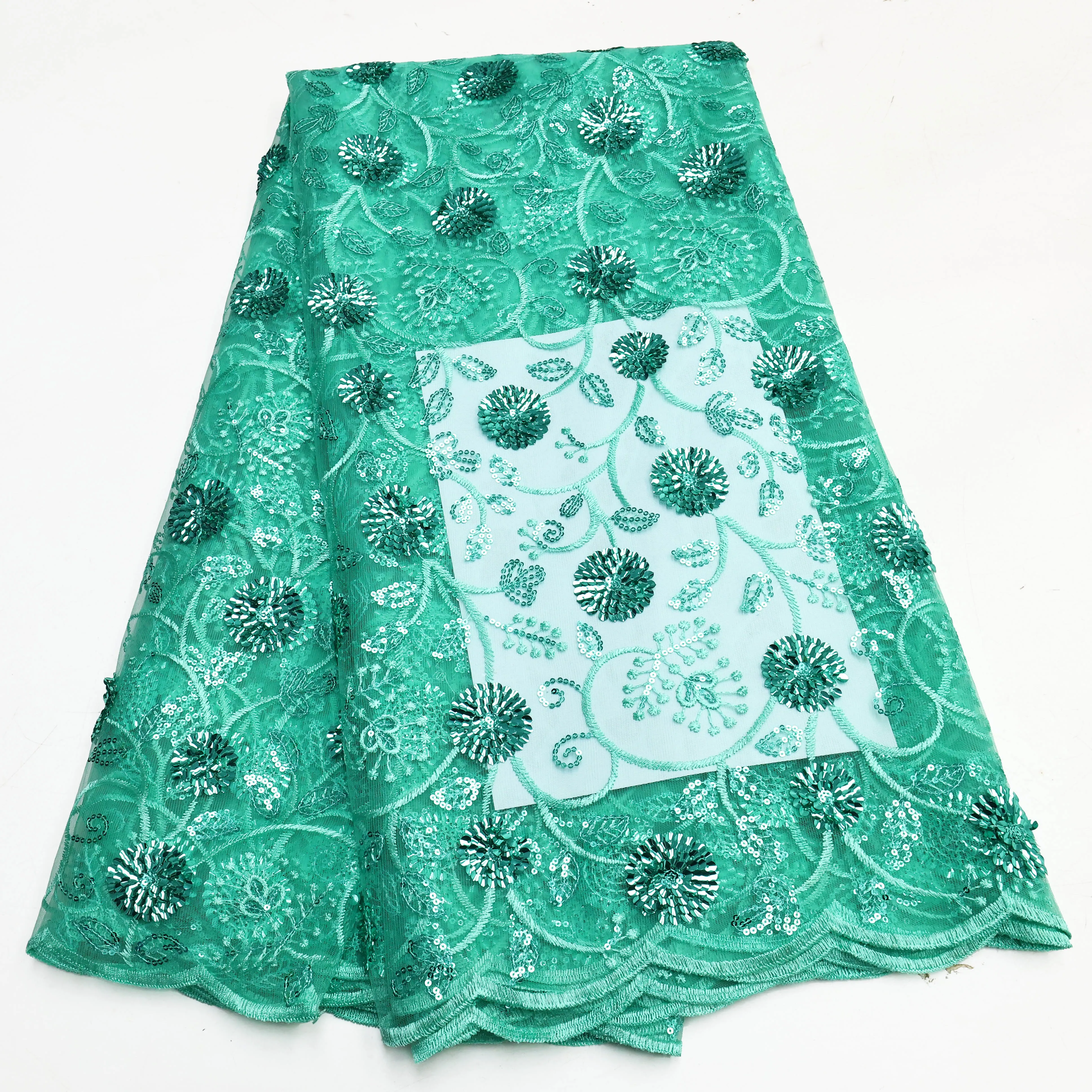 Fashional African Tulle Sequins Lace Fabric 5 Yards Nigerian Wedding Dresses Material Elegant Mesh Sequins Lace Fabrics Women
Fashional African Tulle Sequins Lace Fabric 5 Yards Nigerian Wedding Dresses Material Elegant Mesh Sequins Lace Fabrics Women