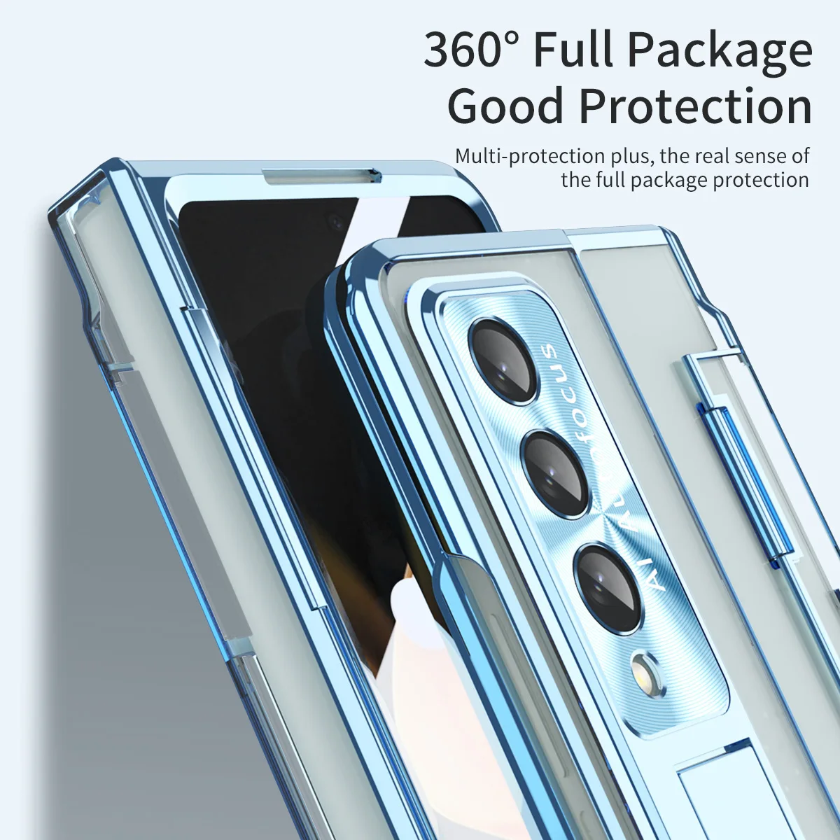 Case For Samsung Galaxy Z Fold 7 6 5 4 3 5G Case One-Piece Plating Transparent Case With Stand And Screen Protector Luxury
Case For Samsung Galaxy Z Fold 7 6 5 4 3 5G Case One-Piece Plating Transparent Case With Stand And Screen Protector Luxury
