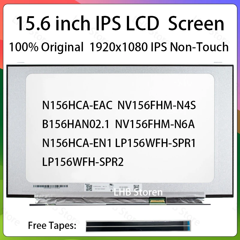 15,6-дюймовый ЖК-экран N156HCA-EAC NV156FHM-N6A LP156WFH-SPR1 для Lenovo ThinkPad T15p P15v Gen 2 Gen 3, матричная панель дисплея без сенсорного экрана
15,6-дюймовый ЖК-экран N156HCA-EAC NV156FHM-N6A LP156WFH-SPR1 для Lenovo ThinkPad T15p P15v Gen 2 Gen 3, матричная панель дисплея без сенсорного экрана