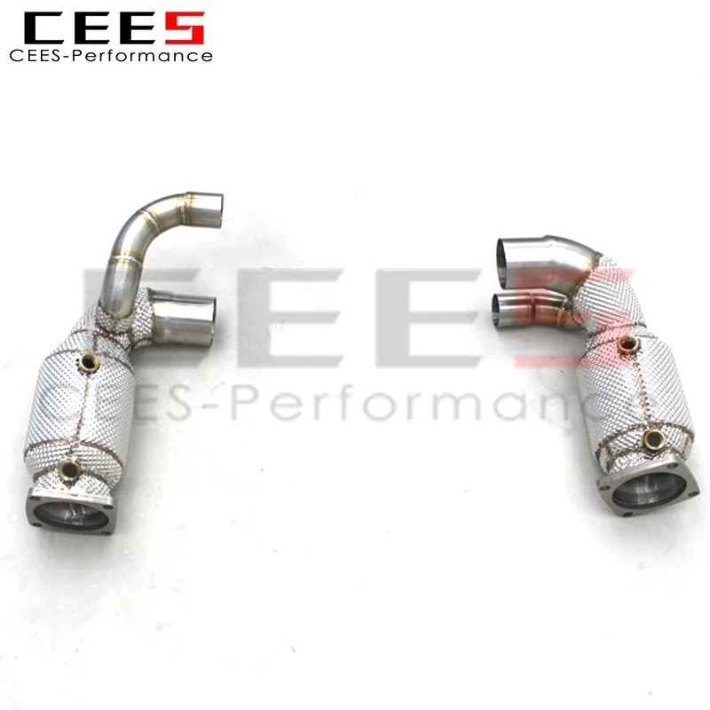 CEES Exhaust Downpipe For Porsche 911 991/991.2 Carrera 3.0 2011+ Stainless Steel Downpipe 100 200 300 400 Cell Cats
CEES Exhaust Downpipe For Porsche 911 991/991.2 Carrera 3.0 2011+ Stainless Steel Downpipe 100 200 300 400 Cell Cats