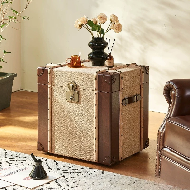 Wine cabinet living room coffee table medieval old willow nail hotel British canvas wrought iron leather box corner table
Wine cabinet living room coffee table medieval old willow nail hotel British canvas wrought iron leather box corner table