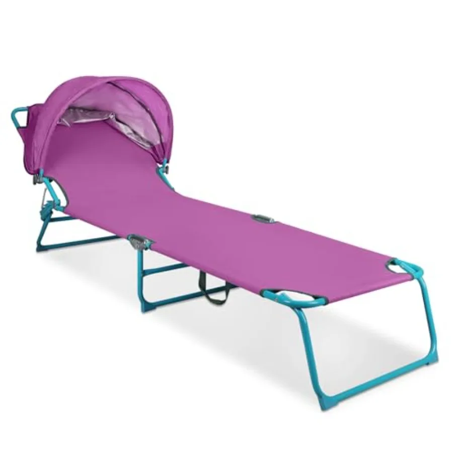 Beach Lounge Chair with Canopy Shade, Adjustable 4 Position Foldable Tanning Chair, Outdoor Heavy Duty Chaise Lounge Chair, for
Beach Lounge Chair with Canopy Shade, Adjustable 4 Position Foldable Tanning Chair, Outdoor Heavy Duty Chaise Lounge Chair, for