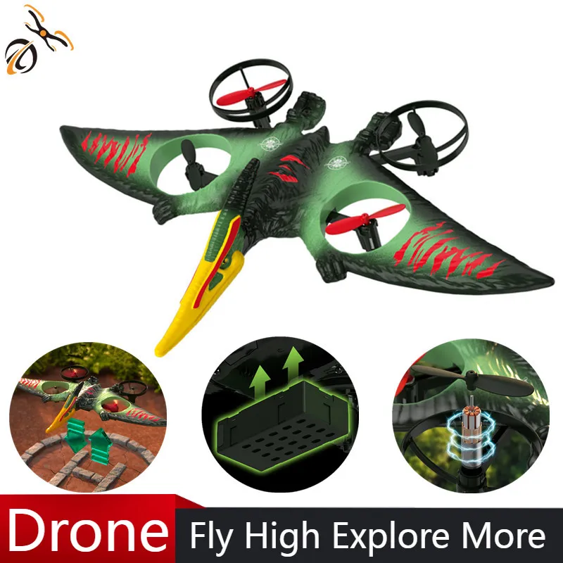 L0712 Dinosaur RC Plane High Performance Gravity Sensing EPP Foam Fighter Glider Helicopter Quadcopter with Birthday Gift Boys
L0712 Dinosaur RC Plane High Performance Gravity Sensing EPP Foam Fighter Glider Helicopter Quadcopter with Birthday Gift Boys