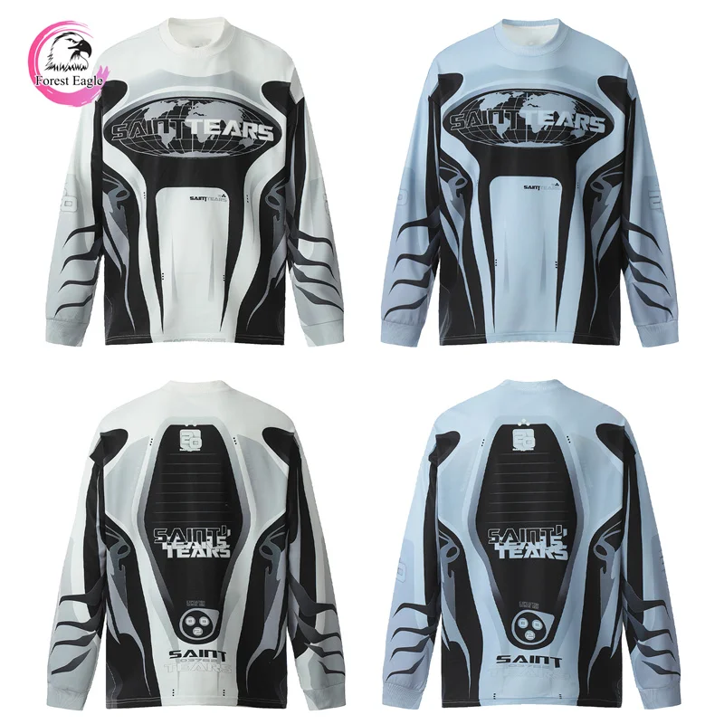 New Fall Winter SAINT Mens Womens Round Neck Cotton Fashion Long Sleeve T-shirt Best Quality Casual Oversized Tee Tops
New Fall Winter SAINT Mens Womens Round Neck Cotton Fashion Long Sleeve T-shirt Best Quality Casual Oversized Tee Tops