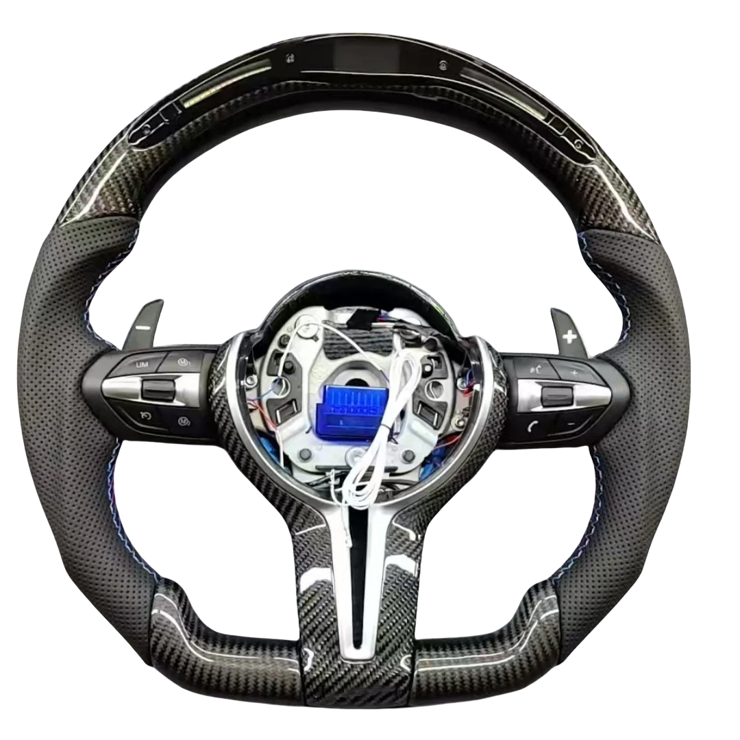 For Factory New High Quality Carbon Fiber Leather Steering Wheel for M3 M4 M5 Customized F10 F30 E90 E92 E70 LED
For Factory New High Quality Carbon Fiber Leather Steering Wheel for M3 M4 M5 Customized F10 F30 E90 E92 E70 LED