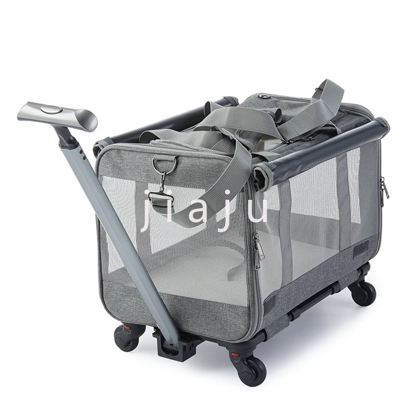 Pet Carrier with Wheels Large Cats Puppy Stroller Detachable and Foldable Pet Travel Bag Breathable and Waterproof for Outdoor
Pet Carrier with Wheels Large Cats Puppy Stroller Detachable and Foldable Pet Travel Bag Breathable and Waterproof for Outdoor