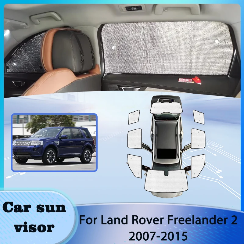 Автомобильный солнцезащитный козырек для Land Rover Freelander 2 2015 2014 2013-2007, защита от УФ-излучения, накладки на окна, аксессуары для защиты от солнца
Автомобильный солнцезащитный козырек для Land Rover Freelander 2 2015 2014 2013-2007, защита от УФ-излучения, накладки на окна, аксессуары для защиты от солнца