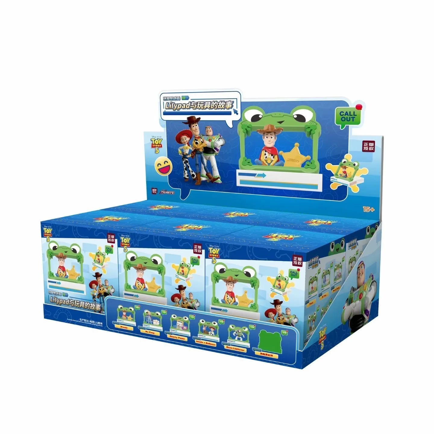 Authentic Disney Pixar Toy Story 5 Lilypad Blind Box Figures Woody Buzz Lightyear Cute Collectible Desktop Ornament Display
Authentic Disney Pixar Toy Story 5 Lilypad Blind Box Figures Woody Buzz Lightyear Cute Collectible Desktop Ornament Display