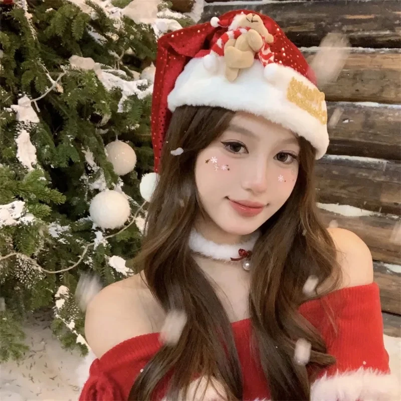 Christmas Role Play Photo Prop Internet Famous Red Stuffed Toy Glitter Santa Hat Plush Decoration Cartoon Bear Cospla gf;.9
Christmas Role Play Photo Prop Internet Famous Red Stuffed Toy Glitter Santa Hat Plush Decoration Cartoon Bear Cospla gf;.9