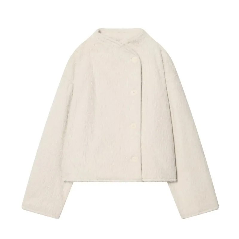 Women's Jacket Coats 2026 New Fashion Stand Collar Long Sleeve Loose Coat Streetwear Female Outerwear Casual Tops
Women's Jacket Coats 2026 New Fashion Stand Collar Long Sleeve Loose Coat Streetwear Female Outerwear Casual Tops