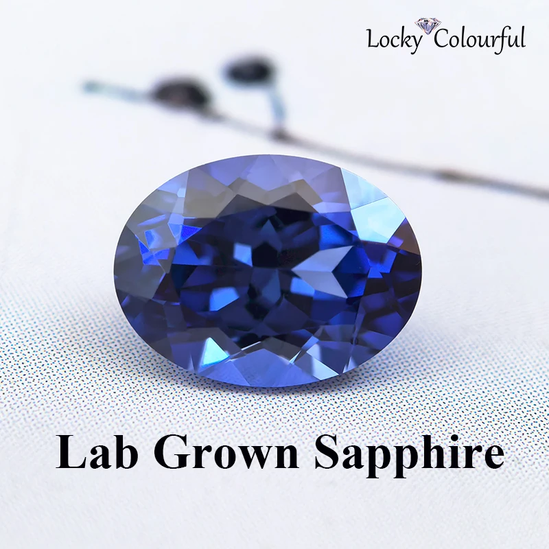 Lab Grown Sapphire Oval Shape Top Quality Royal Blue Color Charms for Diy Jewelry Making Materials Selectable AGL Certificate
Lab Grown Sapphire Oval Shape Top Quality Royal Blue Color Charms for Diy Jewelry Making Materials Selectable AGL Certificate