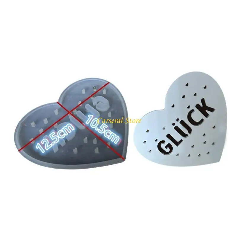 M4YF Crafting Supplies Silicone Heart Mold Creative Heart Mold Crafting Silicone Mold Suitable for Gypsum Casting Light
M4YF Crafting Supplies Silicone Heart Mold Creative Heart Mold Crafting Silicone Mold Suitable for Gypsum Casting Light