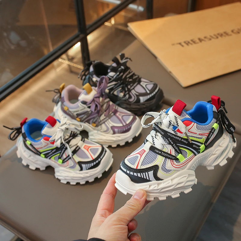 Boys' Shoes Sneakers 2026 New Spring Kids' Chunky Sneakers Big Kids Soft Sole Non-slip Running Shoes
Boys' Shoes Sneakers 2026 New Spring Kids' Chunky Sneakers Big Kids Soft Sole Non-slip Running Shoes