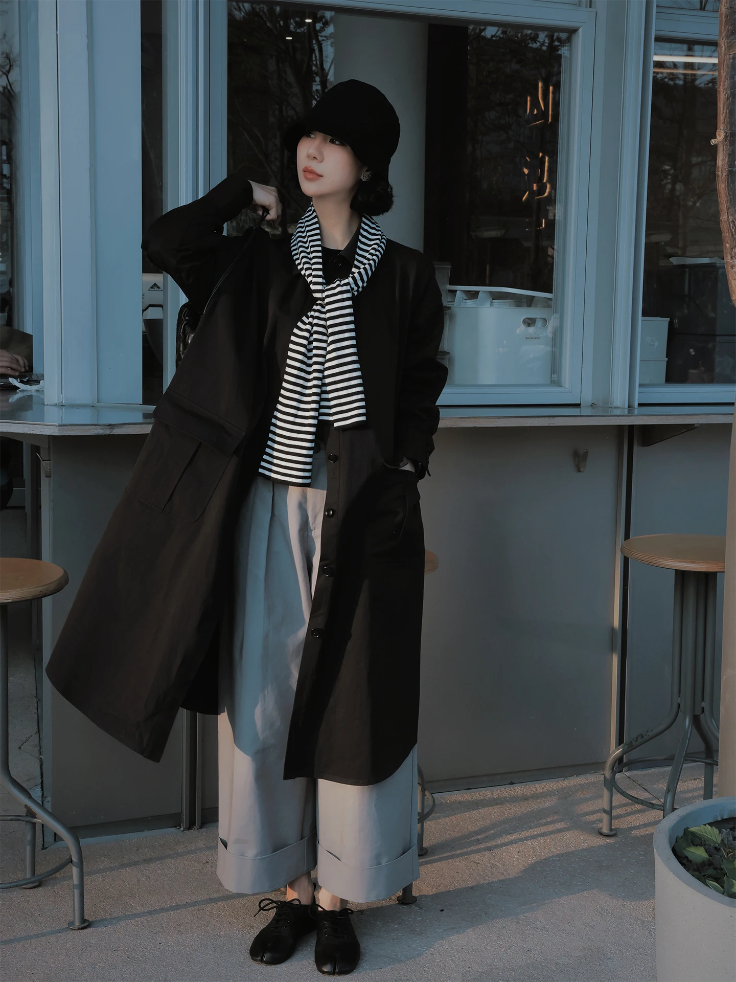 TT Spring Long Sve Pure Cotton Coat Women's Faion Workwear Sle Turn-down Collar Outerwear Casual Straight-cut
TT Spring Long Sve Pure Cotton Coat Women's Faion Workwear Sle Turn-down Collar Outerwear Casual Straight-cut