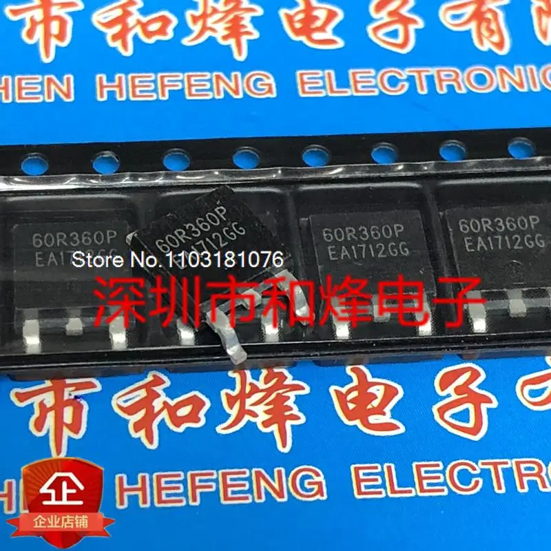 (5 шт./лот) 60R360P MMD60R360P TO-252 600V 11A новый оригинальный со склада чип питания
(5 шт./лот) 60R360P MMD60R360P TO-252 600V 11A новый оригинальный со склада чип питания