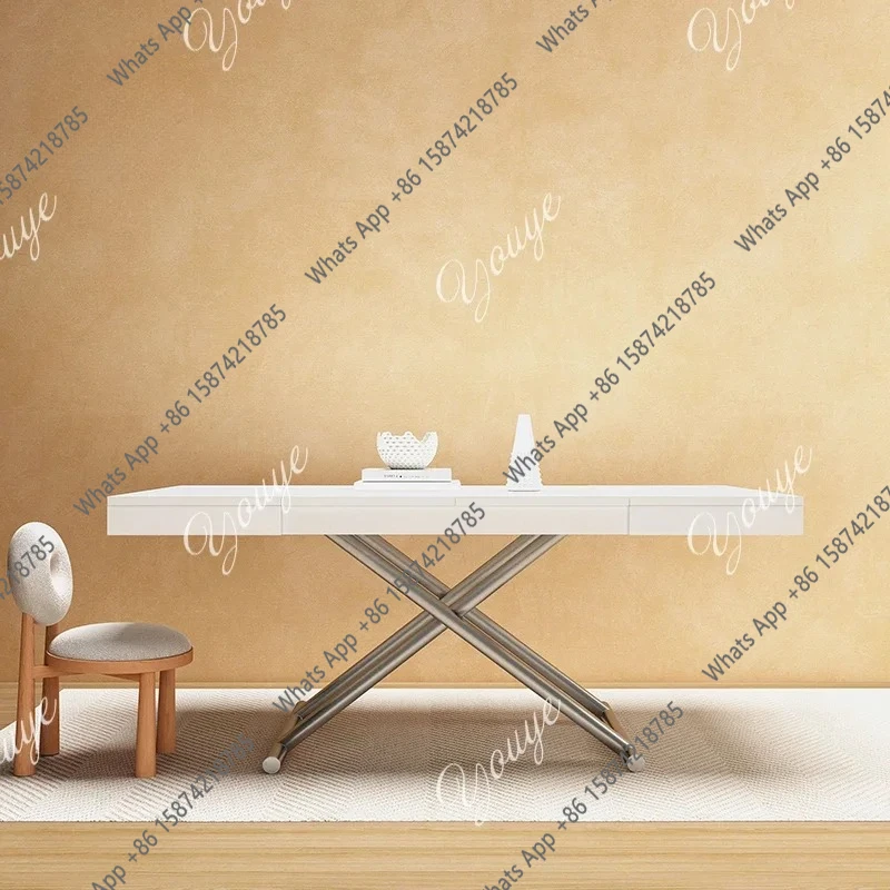 j Lifting And Retractable Coffee Table Becomes An Integrated Dining Table, Dual-purpose Movable Folding And Pulling
j Lifting And Retractable Coffee Table Becomes An Integrated Dining Table, Dual-purpose Movable Folding And Pulling