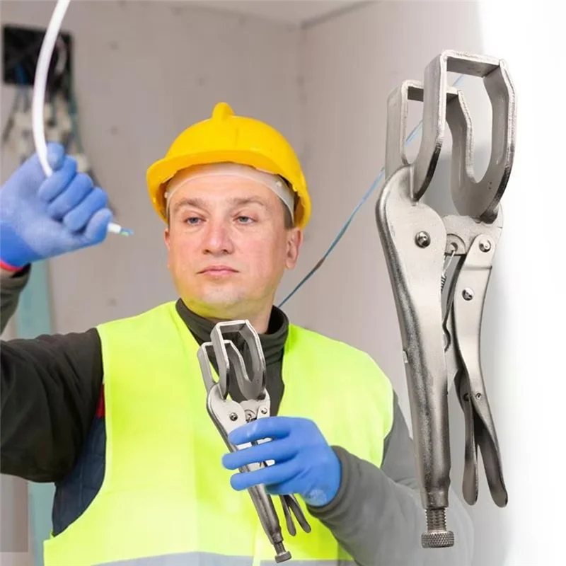 【Hot Cake】Welding Clamp Counterpart Pliers Clip U-Shaped Welding Vise Grips Quick-Lock Release Metal Face Clamp For Locking
【Hot Cake】Welding Clamp Counterpart Pliers Clip U-Shaped Welding Vise Grips Quick-Lock Release Metal Face Clamp For Locking