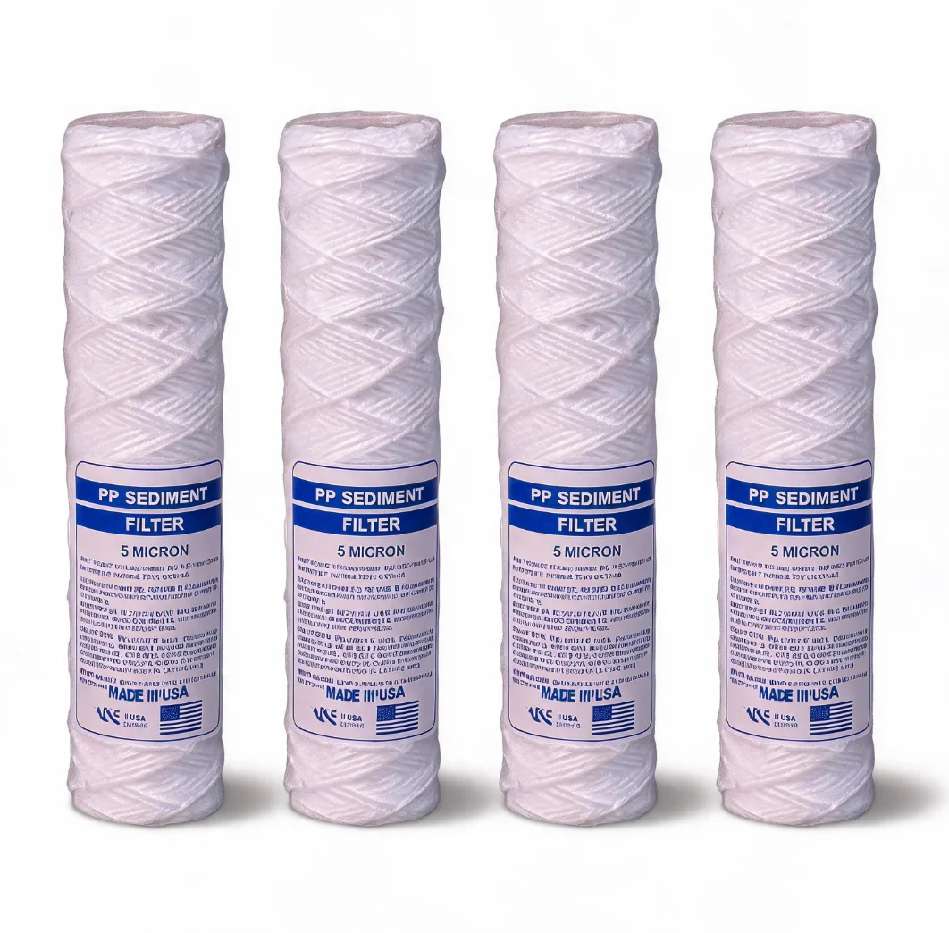 5 Micron 10"x2.5" String Wound Sediment Filter Replacement Compatible with Culligan P5, AP110, WP-5, CFS110, WFPFC4002, RO Unit
5 Micron 10"x2.5" String Wound Sediment Filter Replacement Compatible with Culligan P5, AP110, WP-5, CFS110, WFPFC4002, RO Unit
